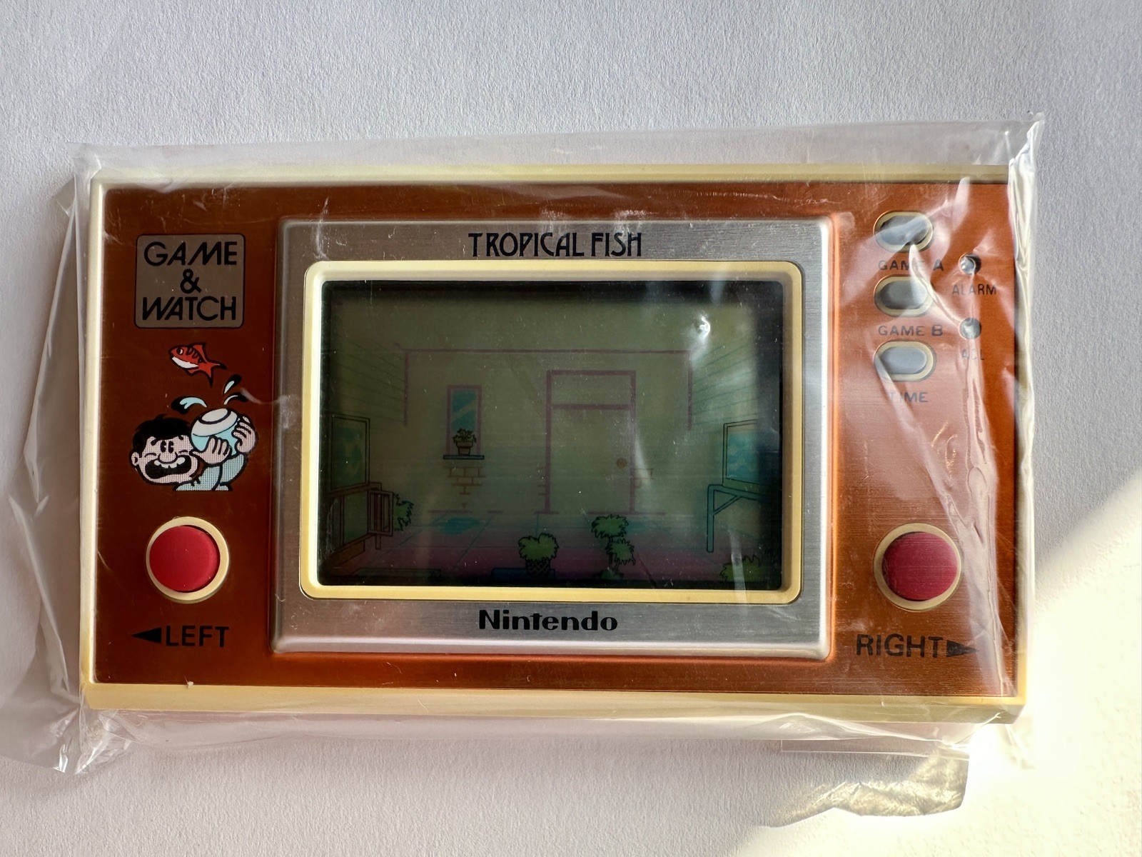 1985 Nintendo-Game & Watch-TROPICAL FISH-CIB-Complete- Near Mint-US seller-RARE