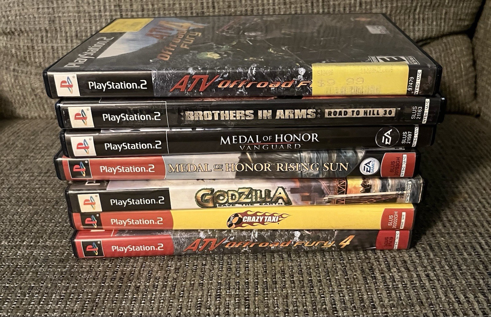Sony PlayStation 2 Slim Console Game Bundle Tested Works