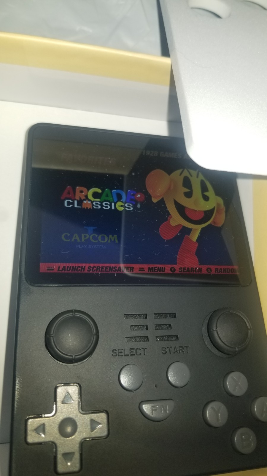 Powkiddy RGB20S Retro Handheld Emulator Game Console Black In Box