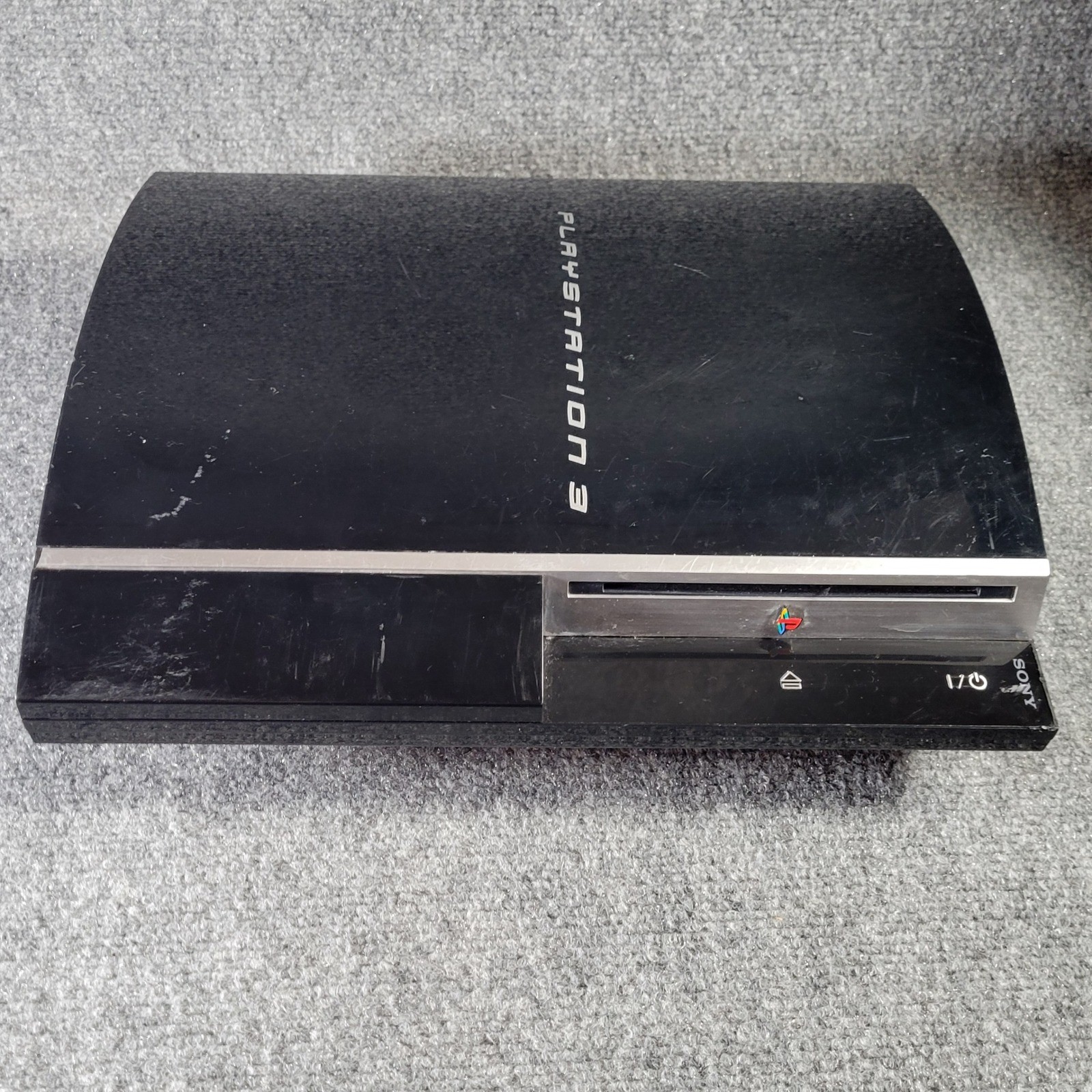 Sony PlayStation 3 PS3 Fat Console ONLY Piano Black 80GB CECHK01 NTSC 9/2008
