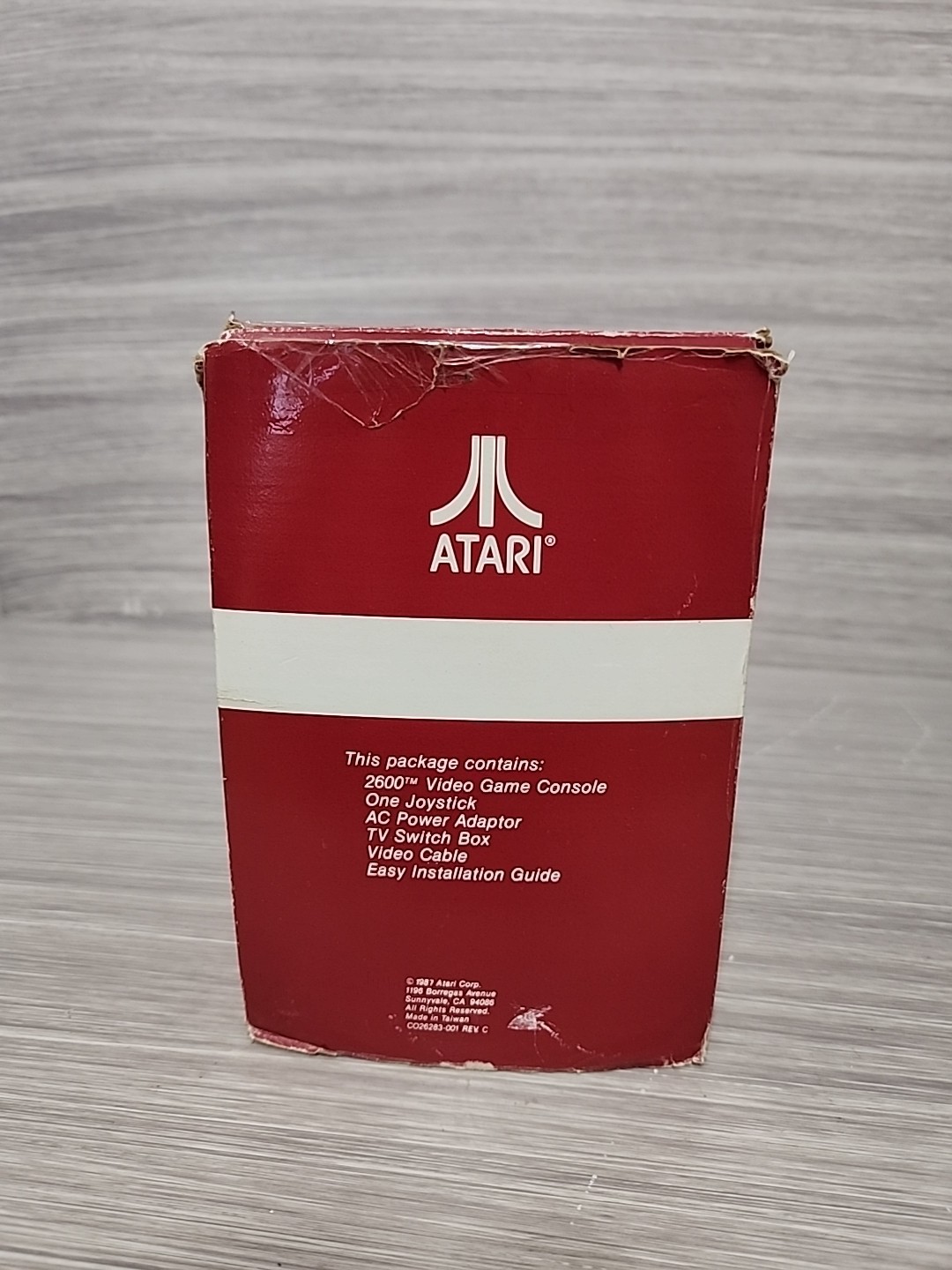 ATARI 2600 1987 Release Compact Junior Console system Original Box Tested