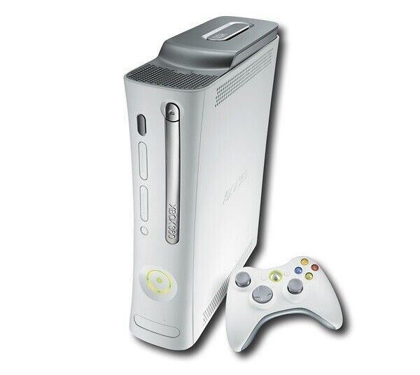 Xbox 360 Pro Console 20 GB with Power Cable – works- no controller or headset