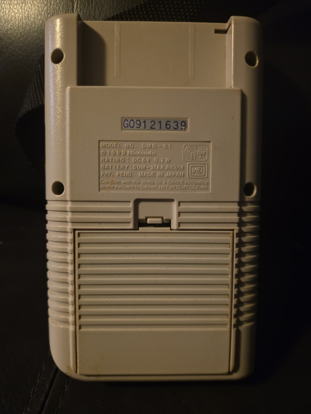 BROKEN Original Nintendo GameBoy Console DMG-01 & Official Carrying Bag VTG 1989