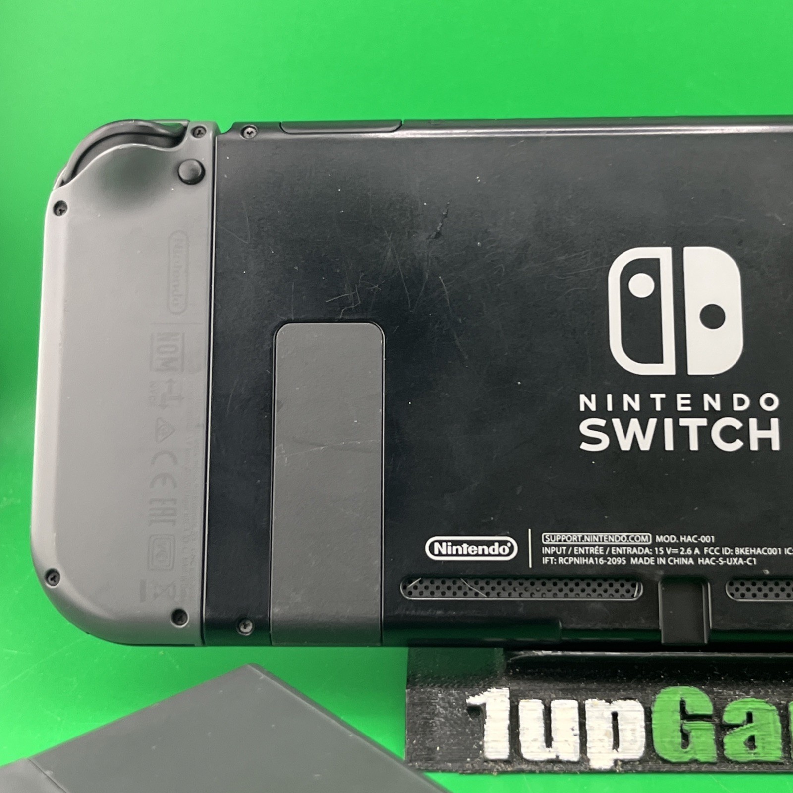 Nintendo Switch Console HAC-001 With Black/Gray Joy-Cons & Charger (T33)