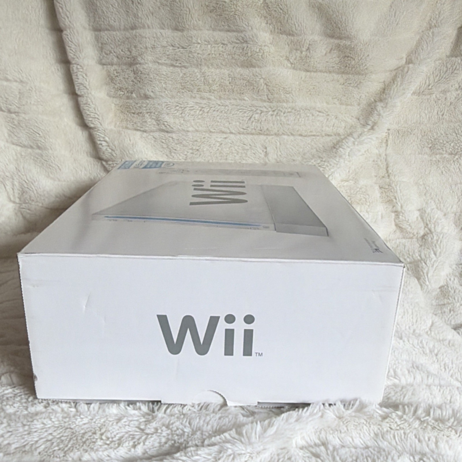 Nintendo Wii RVL-001(USA) White Console Bundle w/ Wii Sports, Remote, Box Tested