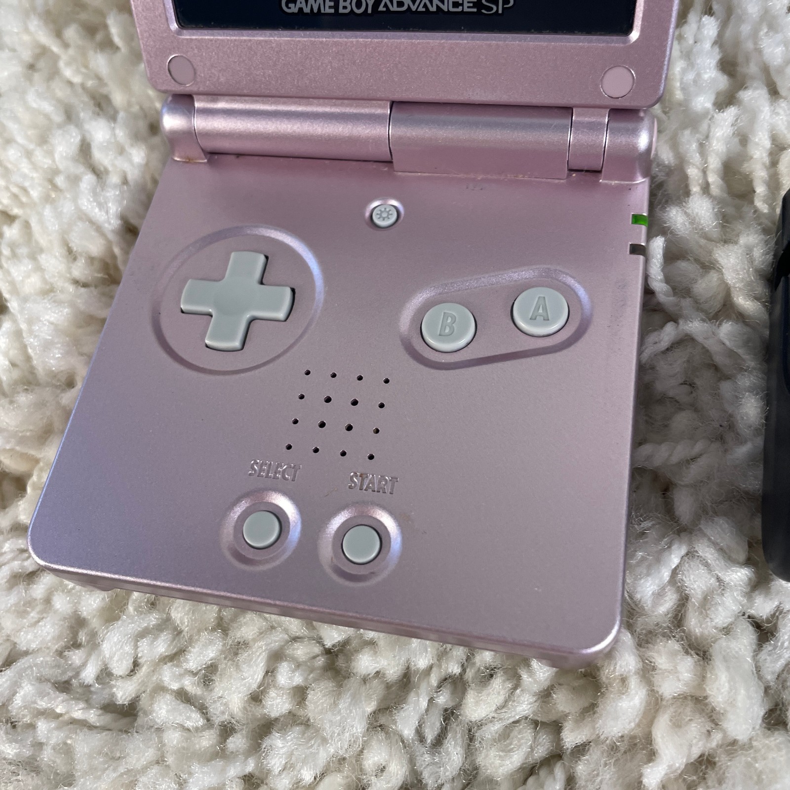 Nintendo Gameboy Advance GBA SP Handheld System Pearl Pink Model AGS-101 Tested