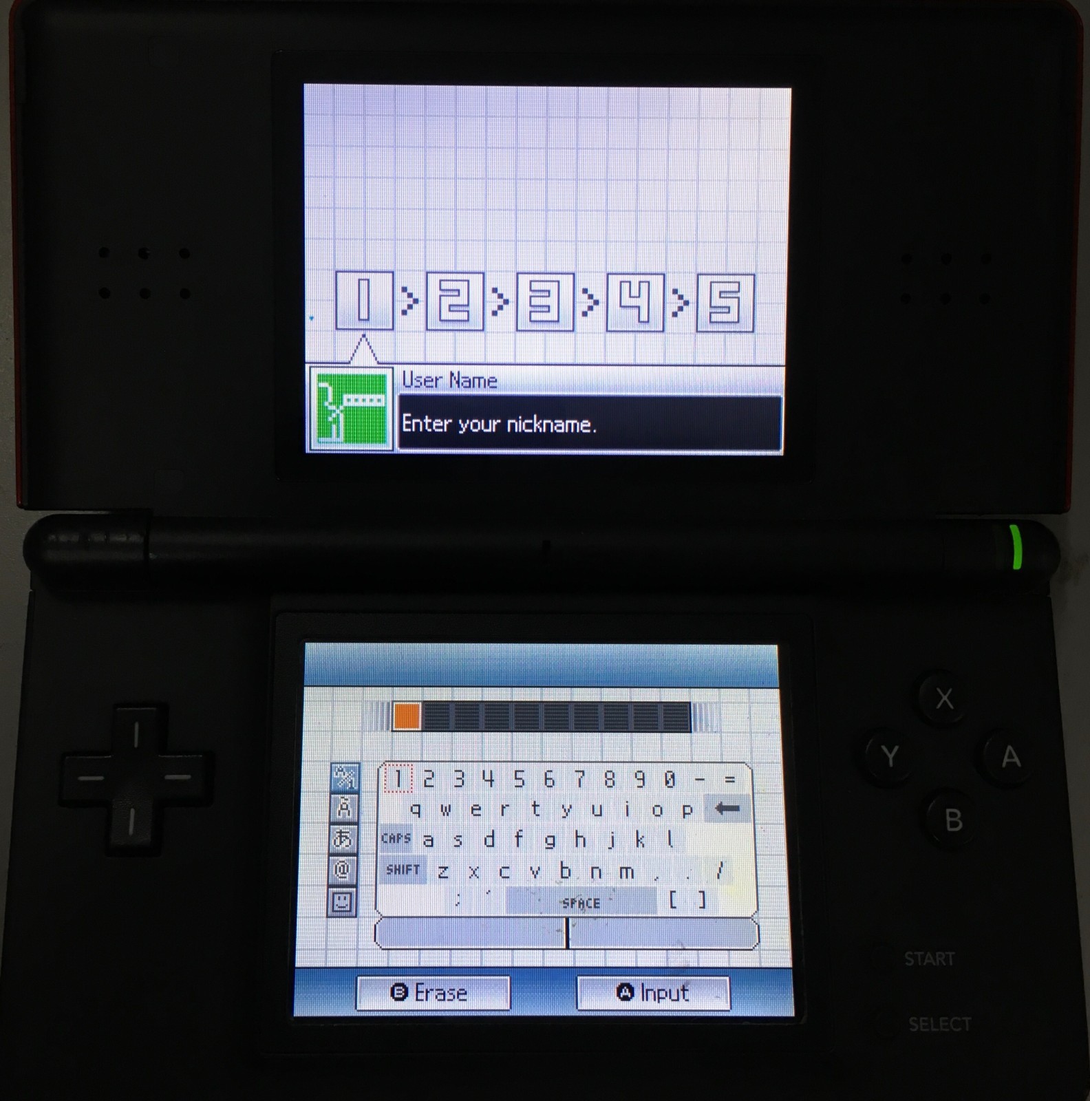 Nintendo DS Lite Red Handheld Video Game Console USG-001 *Read* – O494