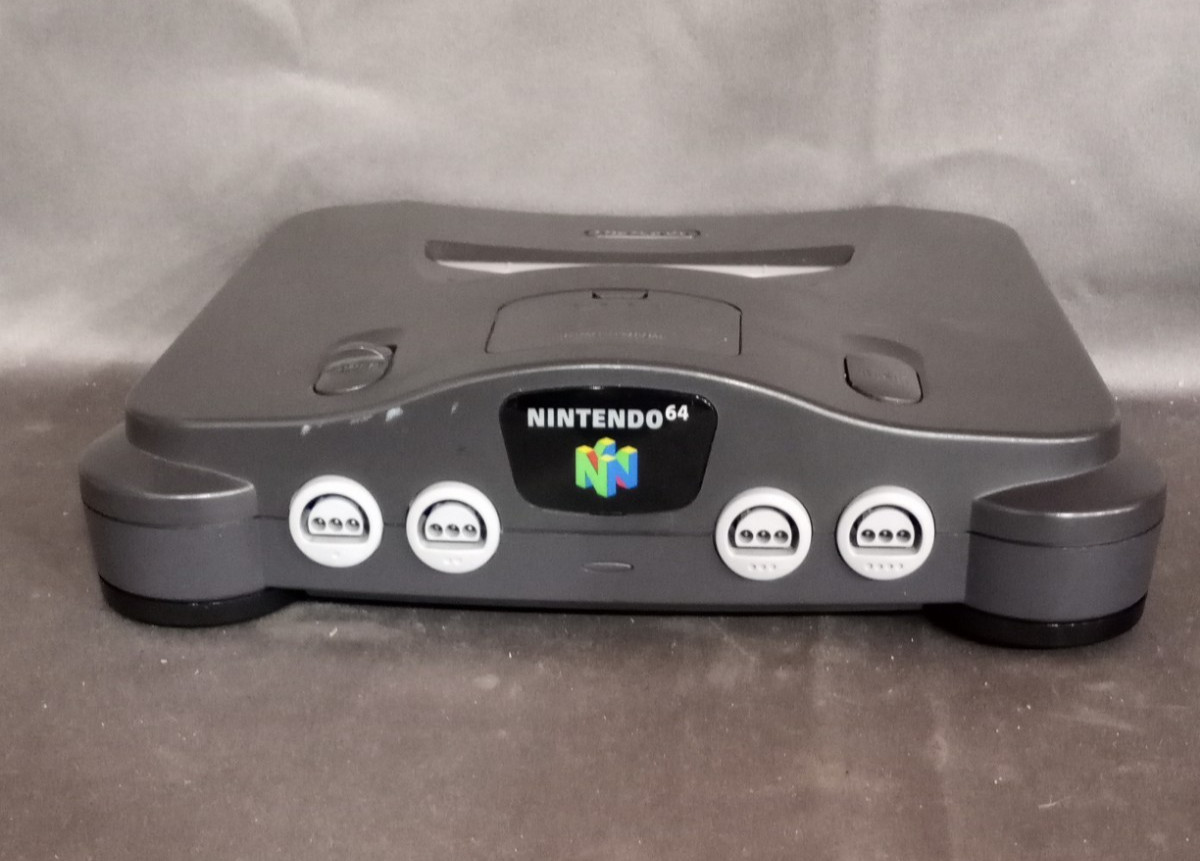 Nintendo 64 (N64) Console – Dark Gray – with Controller, TremorPack Tested