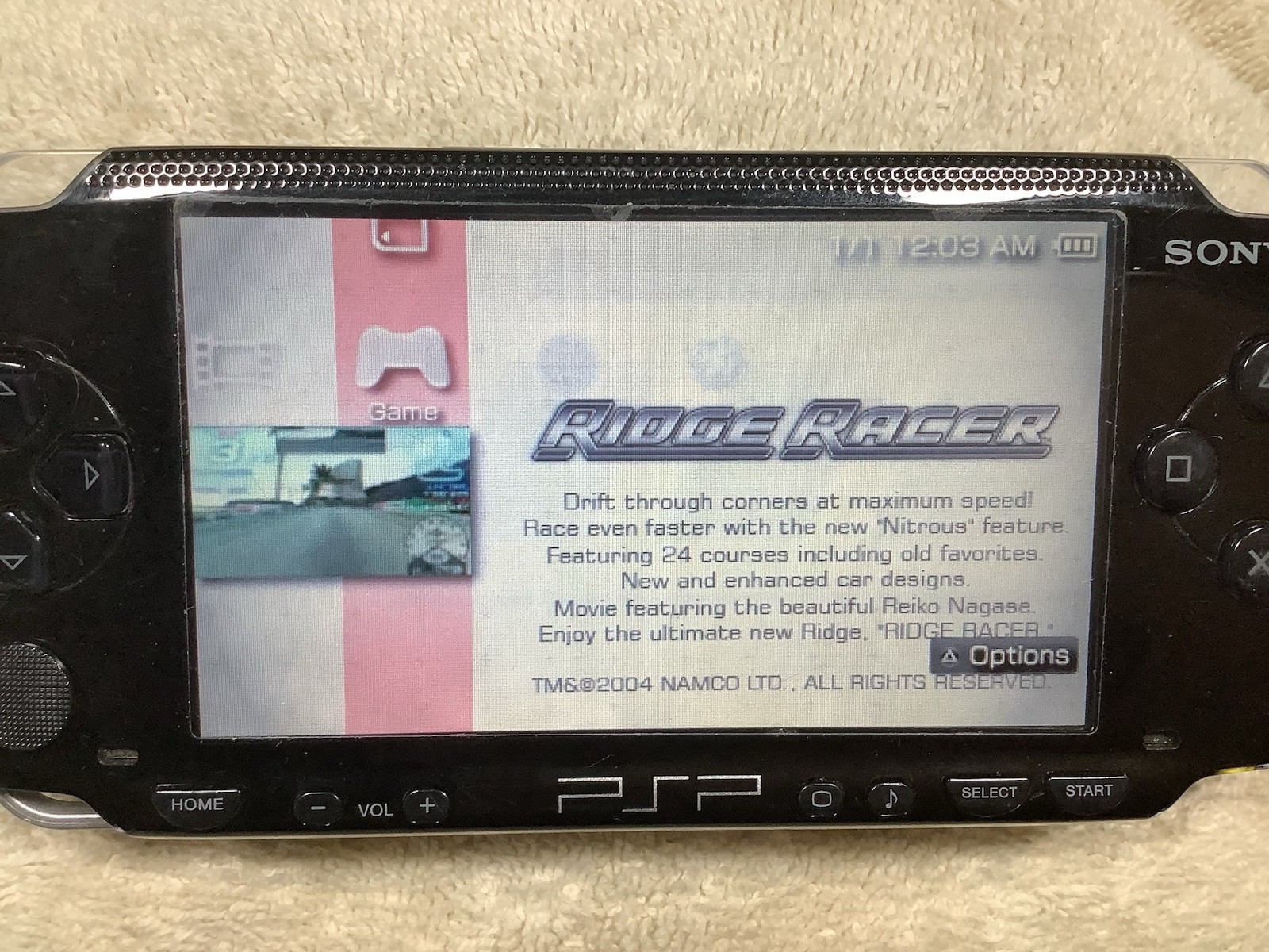 Sony PSP 1001 (N.A.) Handheld Gaming Console – Black