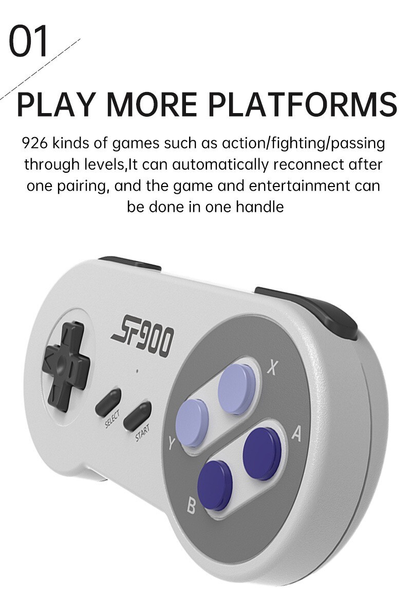 Game Console Retro Sf900 Video Wireless Games Stick Hd 2.4 5000
