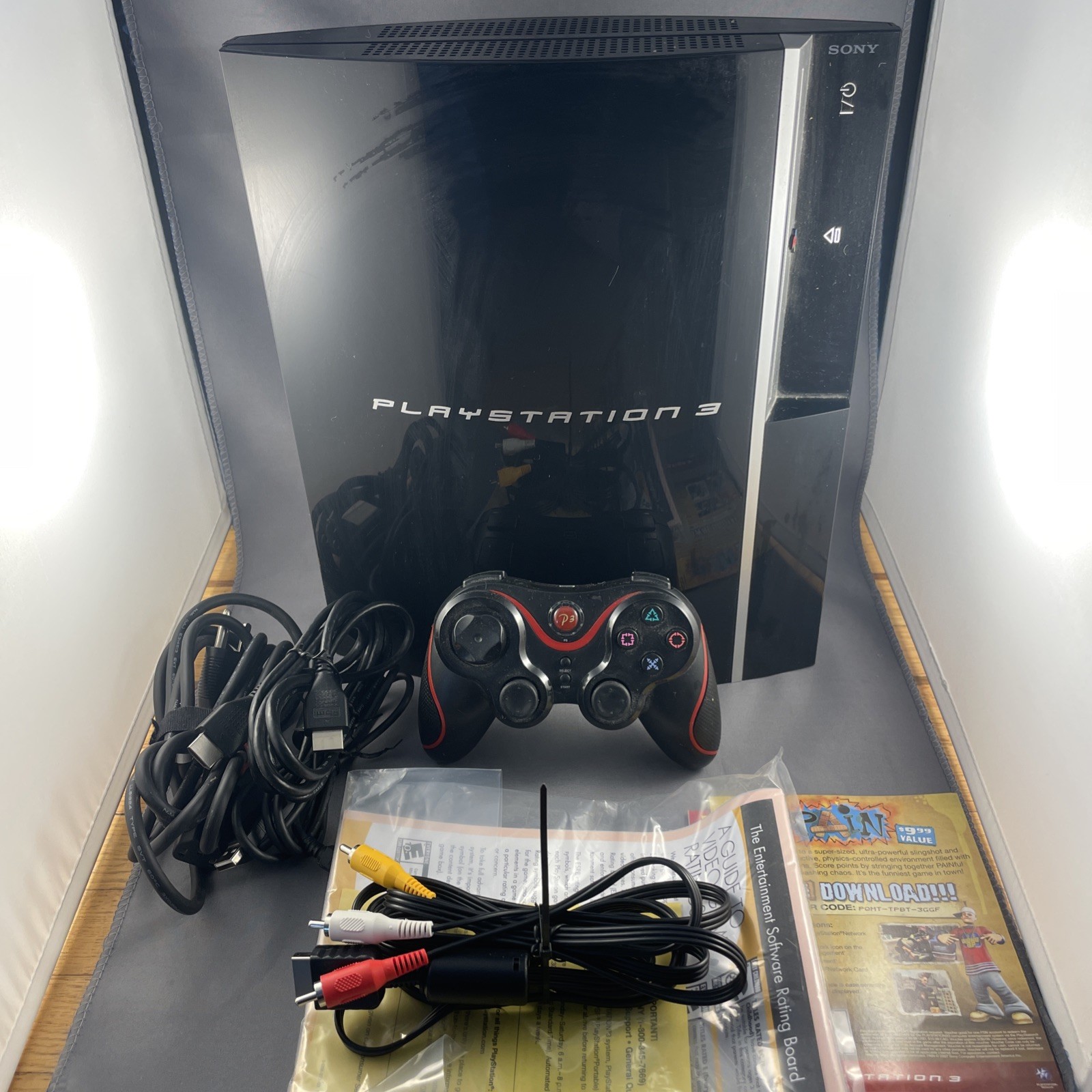 Sony Playstation 3 160GB Uncharted: Drake’s Fortune Bundle CECHP01 w/ Box