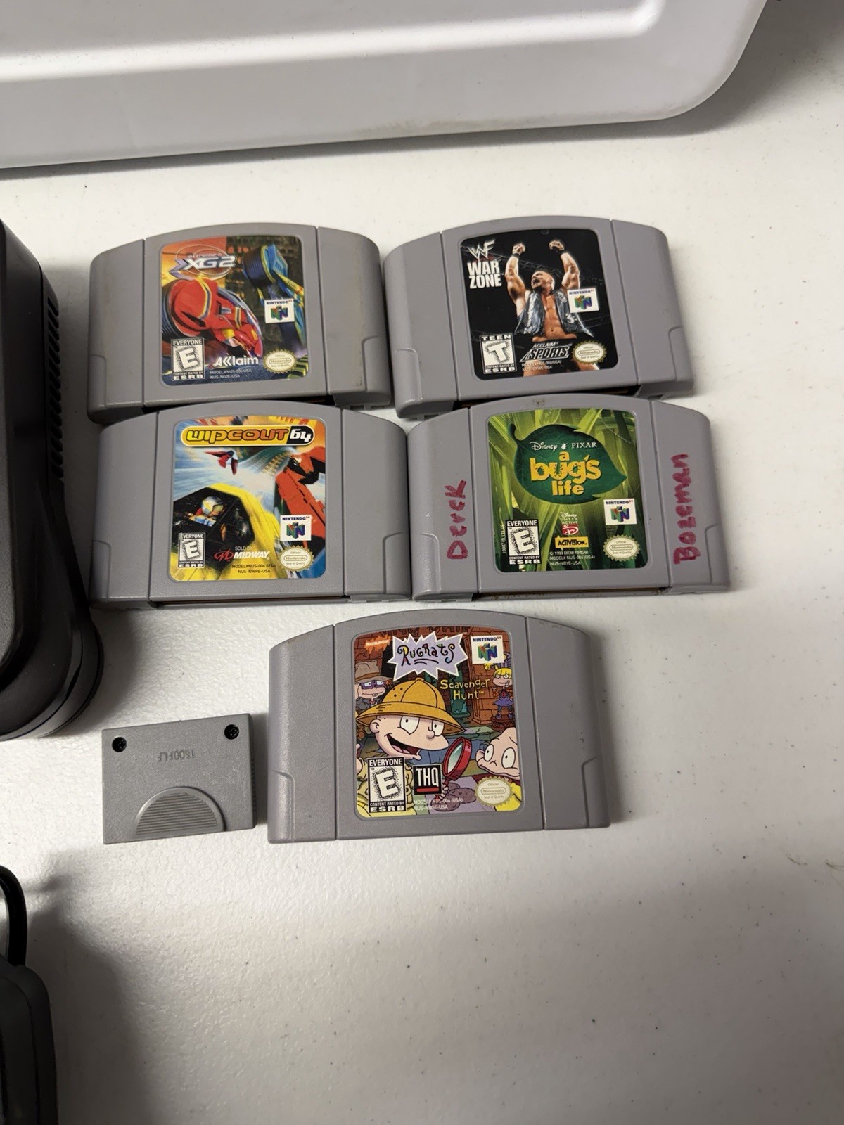 Nintendo 64 N64 Console with Expansion Pack Pak NUS-001 USA Tested 5 Games