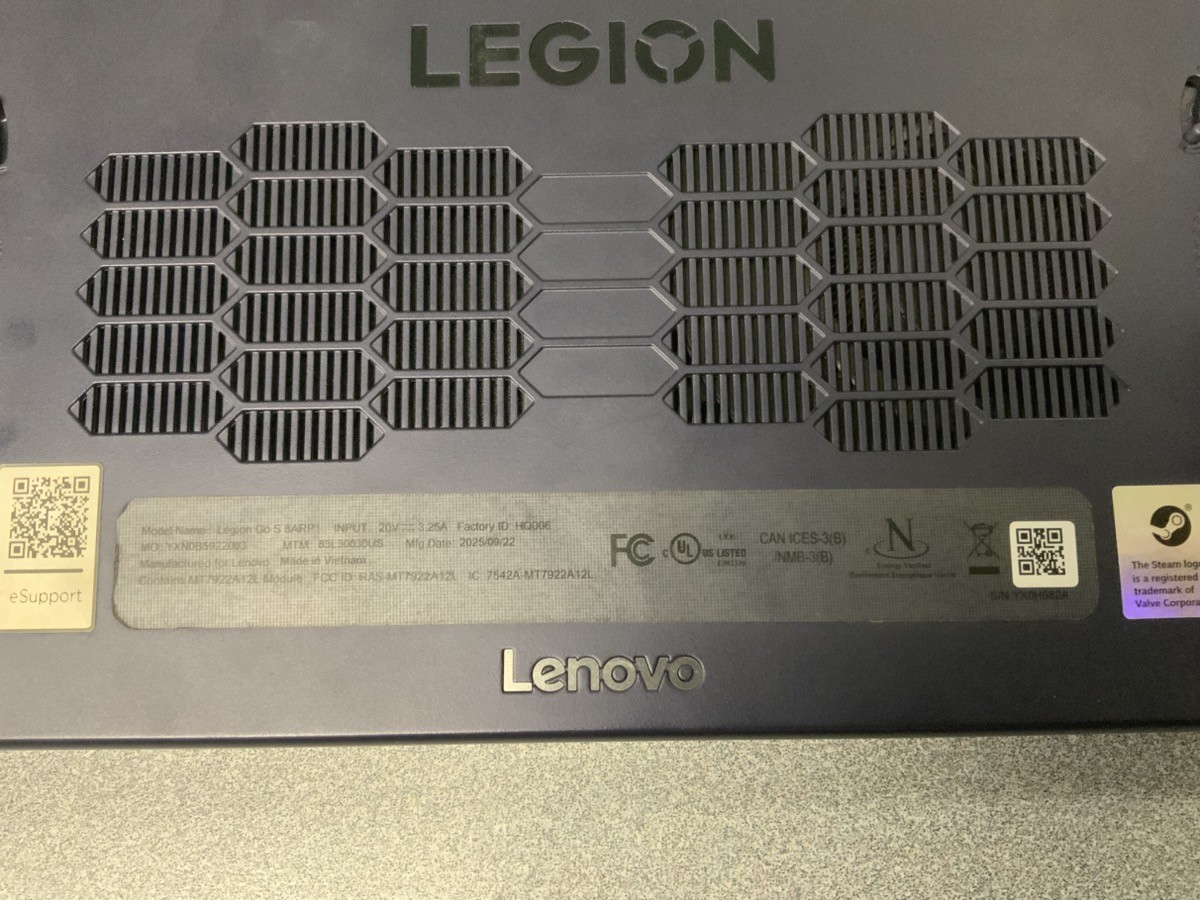 LENOVO LEGION GO S 8ARP1 (B42012483)