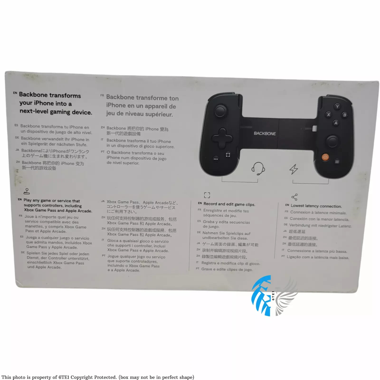 Backbone One Mobile Gaming Controller for iPhone – Black (BB-02)™