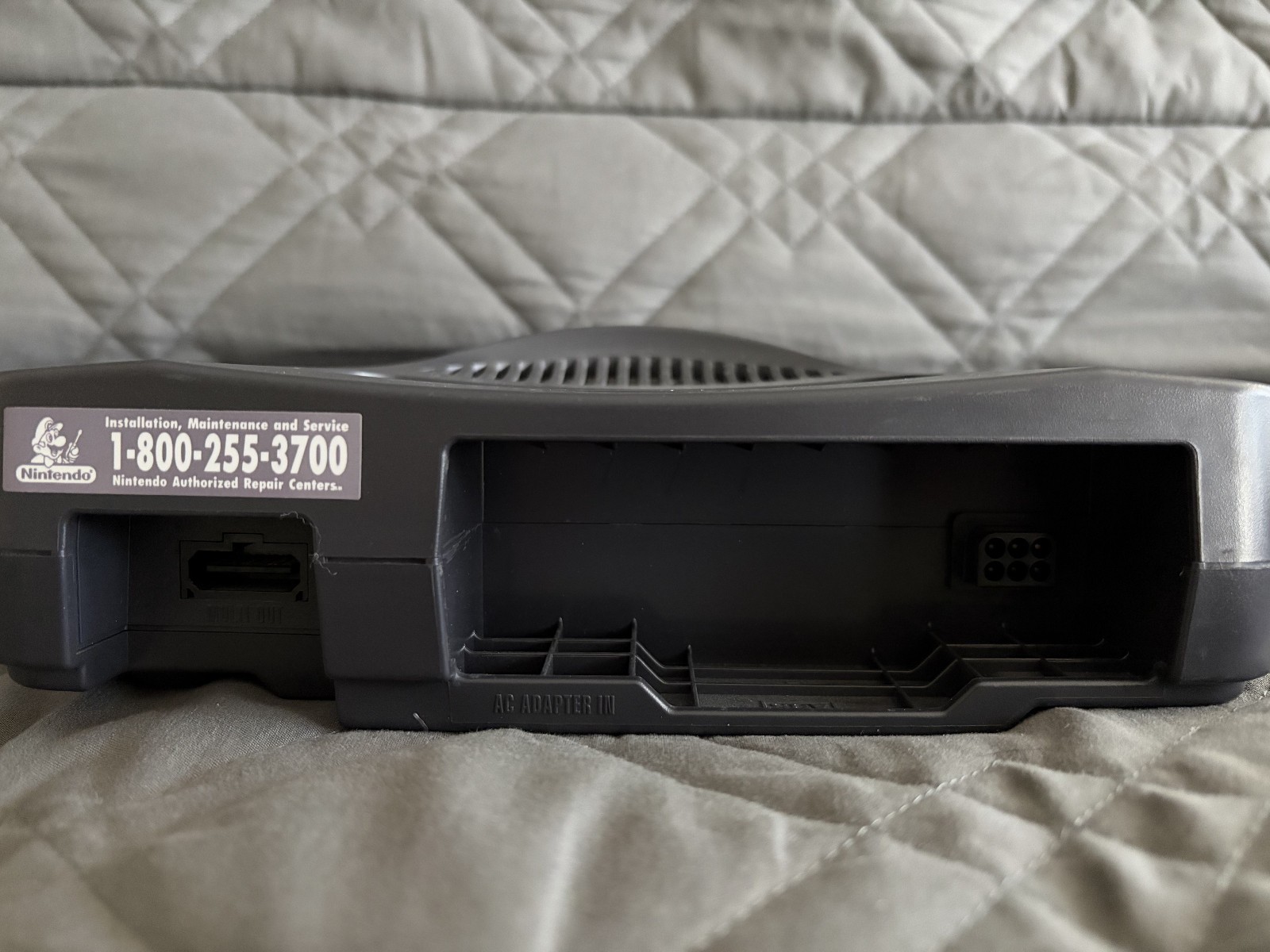 Nintendo 64 console bundle with Expansion Pak, two controllers, and Memory Pak.