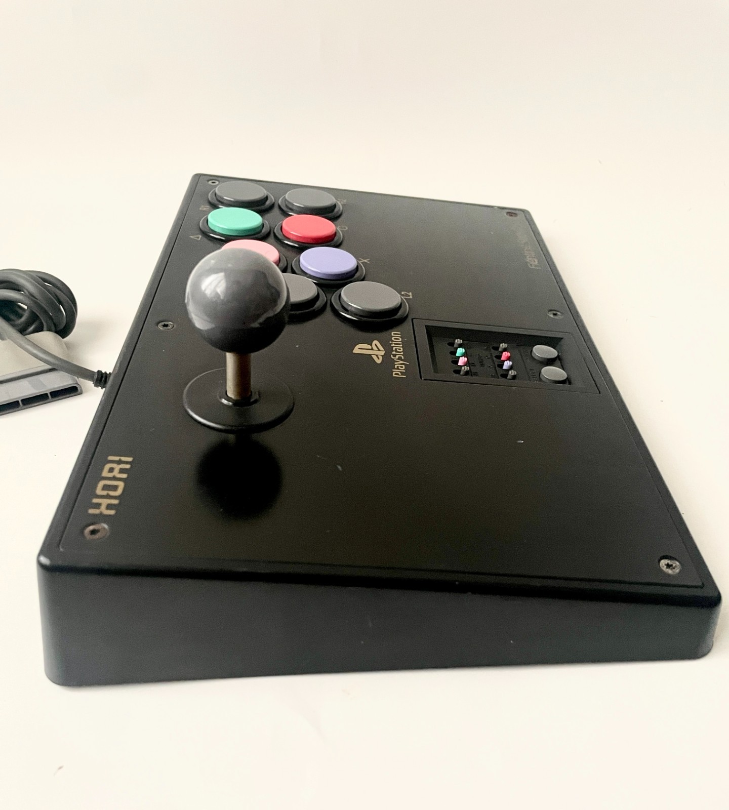 HORI Fighting Stick PS Arcade Controller Bundle with Tekken 2 4 5 PS1 PS2 Japan
