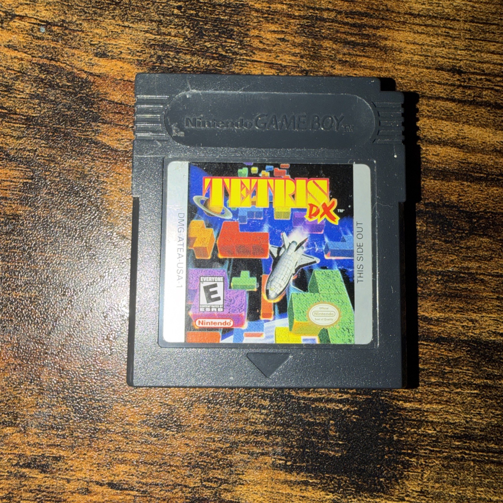 Nintendo Game Boy Color Atomic Purple W/ Tetris DX CGB 001 Tested!