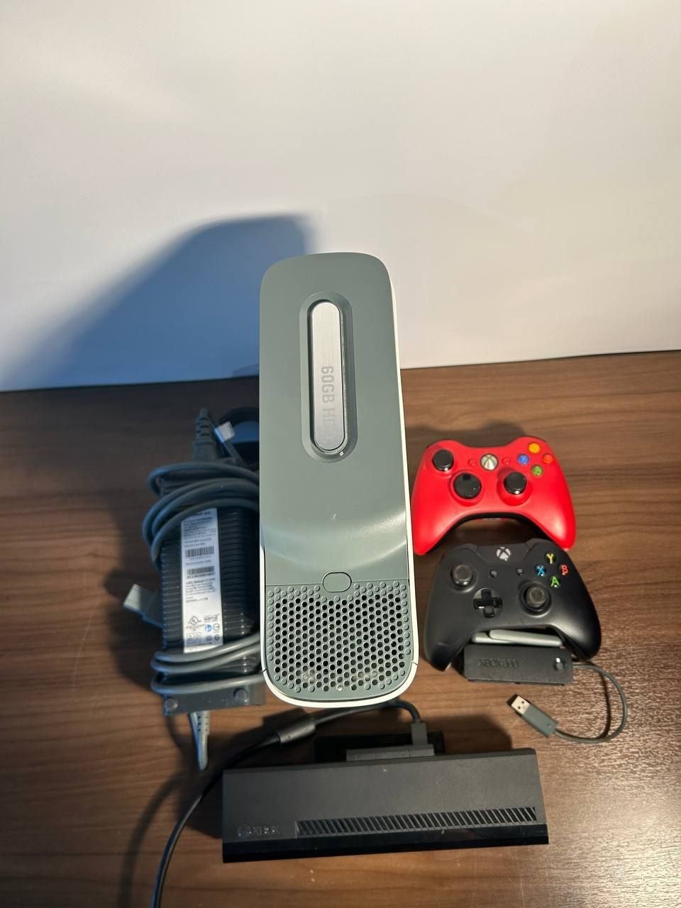 Microsoft Xbox 360 Pro 60GB Console Bundle with Controllers and Kinect