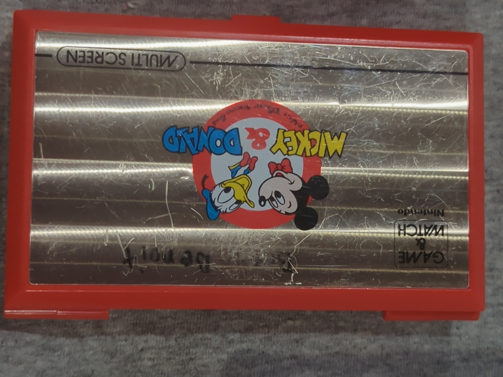 Nintendo Game & Watch MICKEY & DONALD DM-53 Multi Screen 1982 Box And Directions