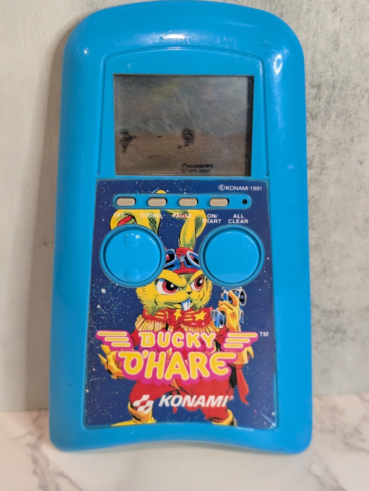 RARE Bucky O’Hare Konami Vintage 1991 Handheld Game Tiger LCD Tested and Working