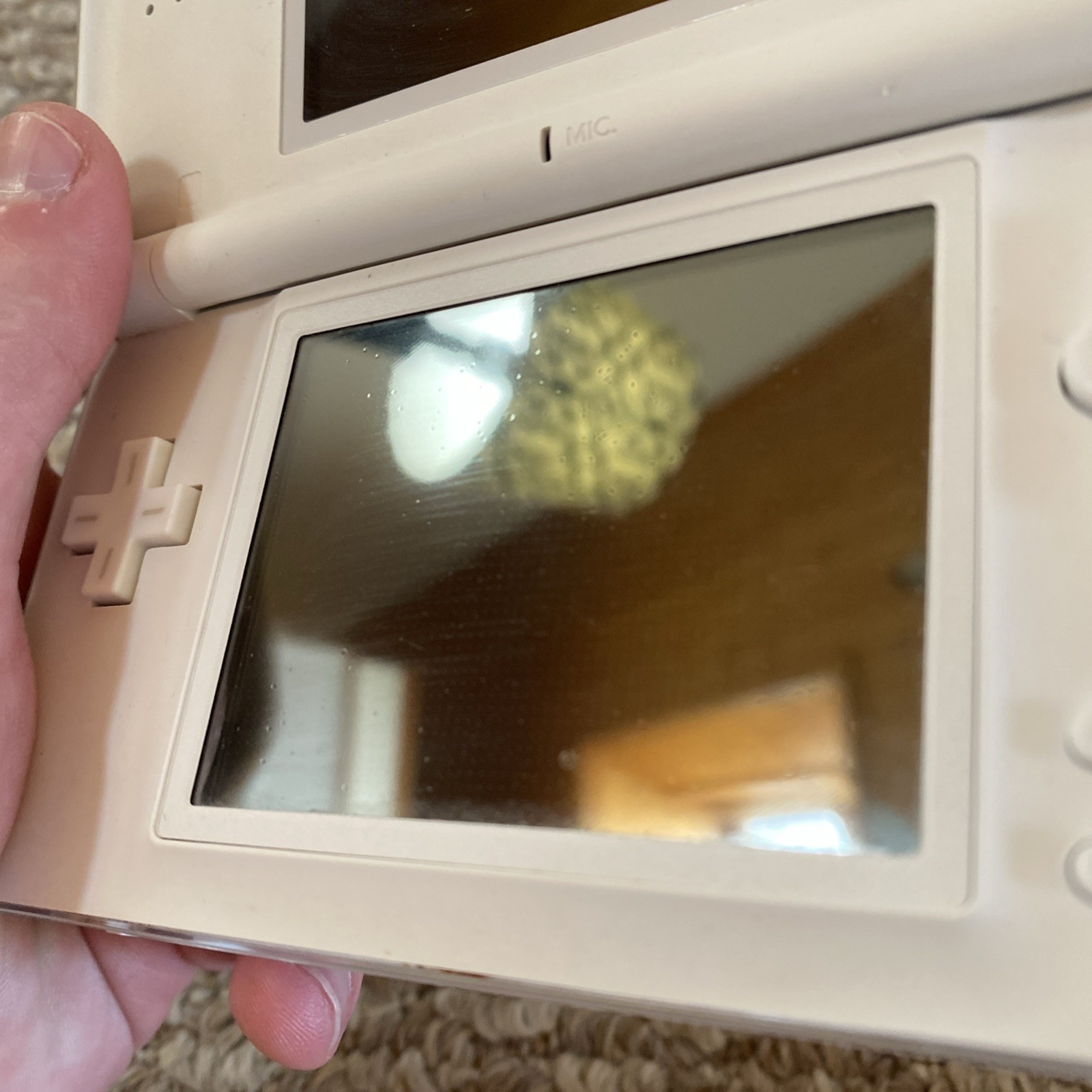 Nintendo DS Lite USG-001 Polar White w/ Charger USA