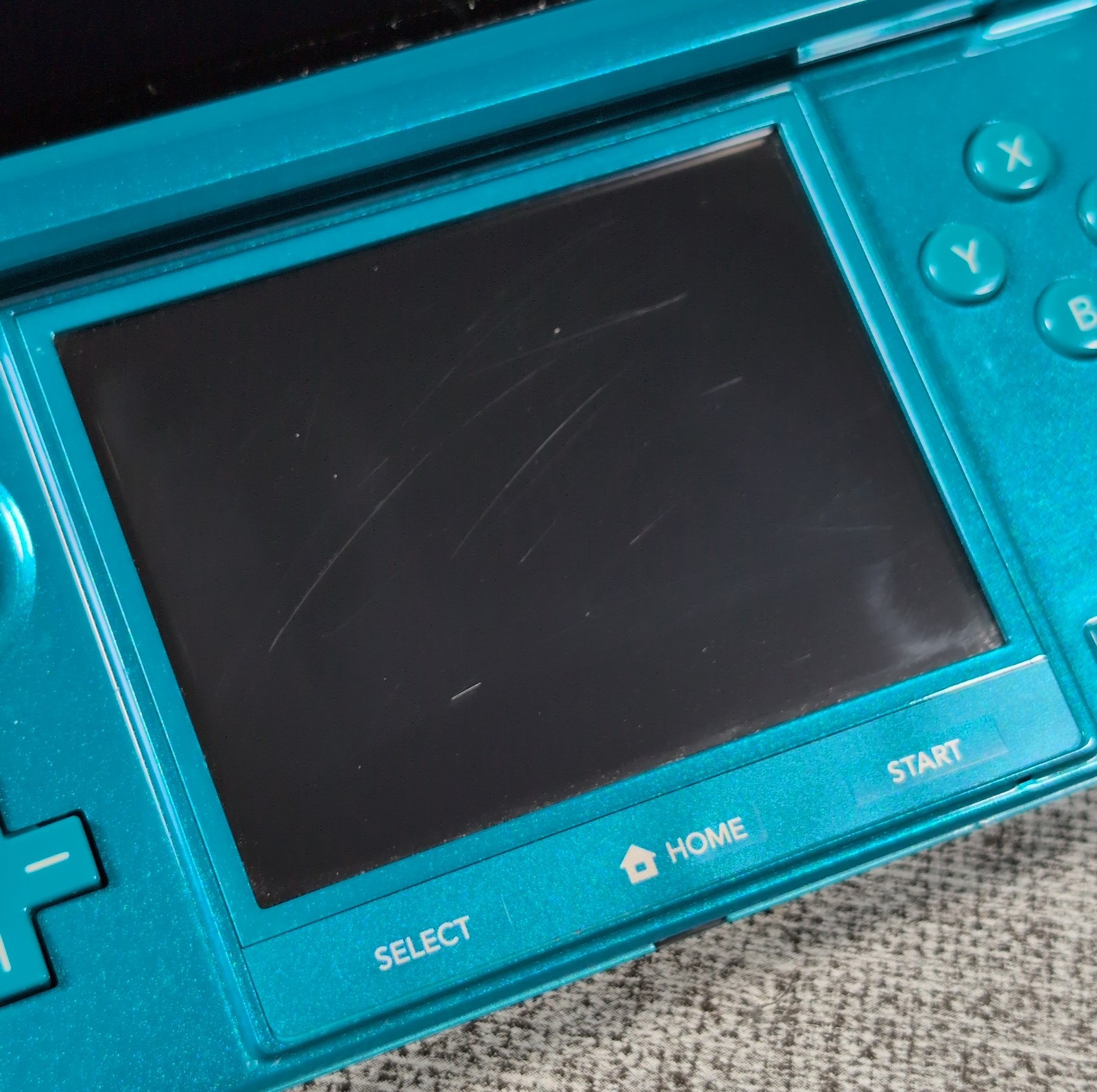 Nintendo 3DS Handheld System – Aqua Blue – Tested Working SD Card Stylus Charger