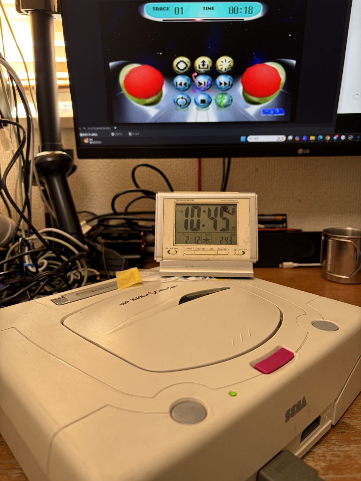 SEGA Saturn console only HST-3220 working condition
