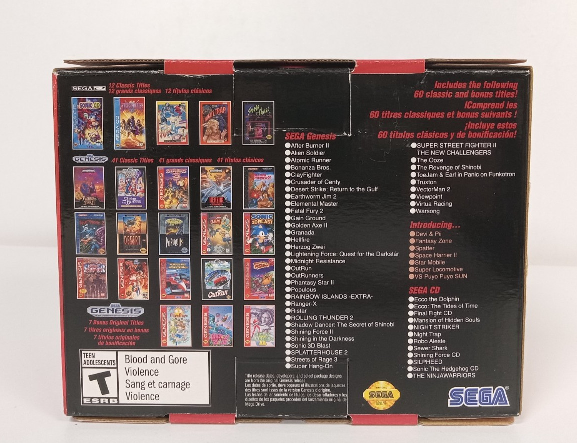 SEGA Genesis Mini 2 MK-16310 Retro Console (North American Version) – Open Box!