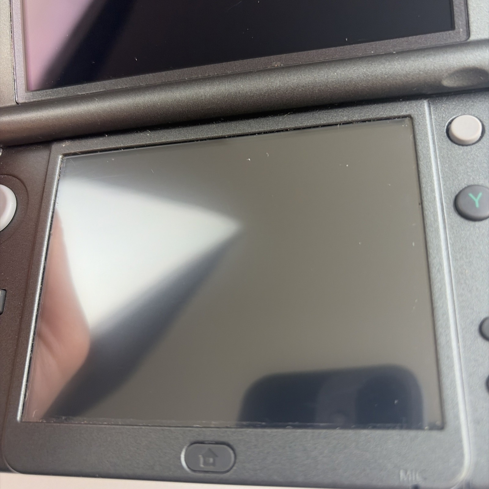 New Nintendo 3DS XL Gray Black Console, Top IPS Charger Stylus US Version