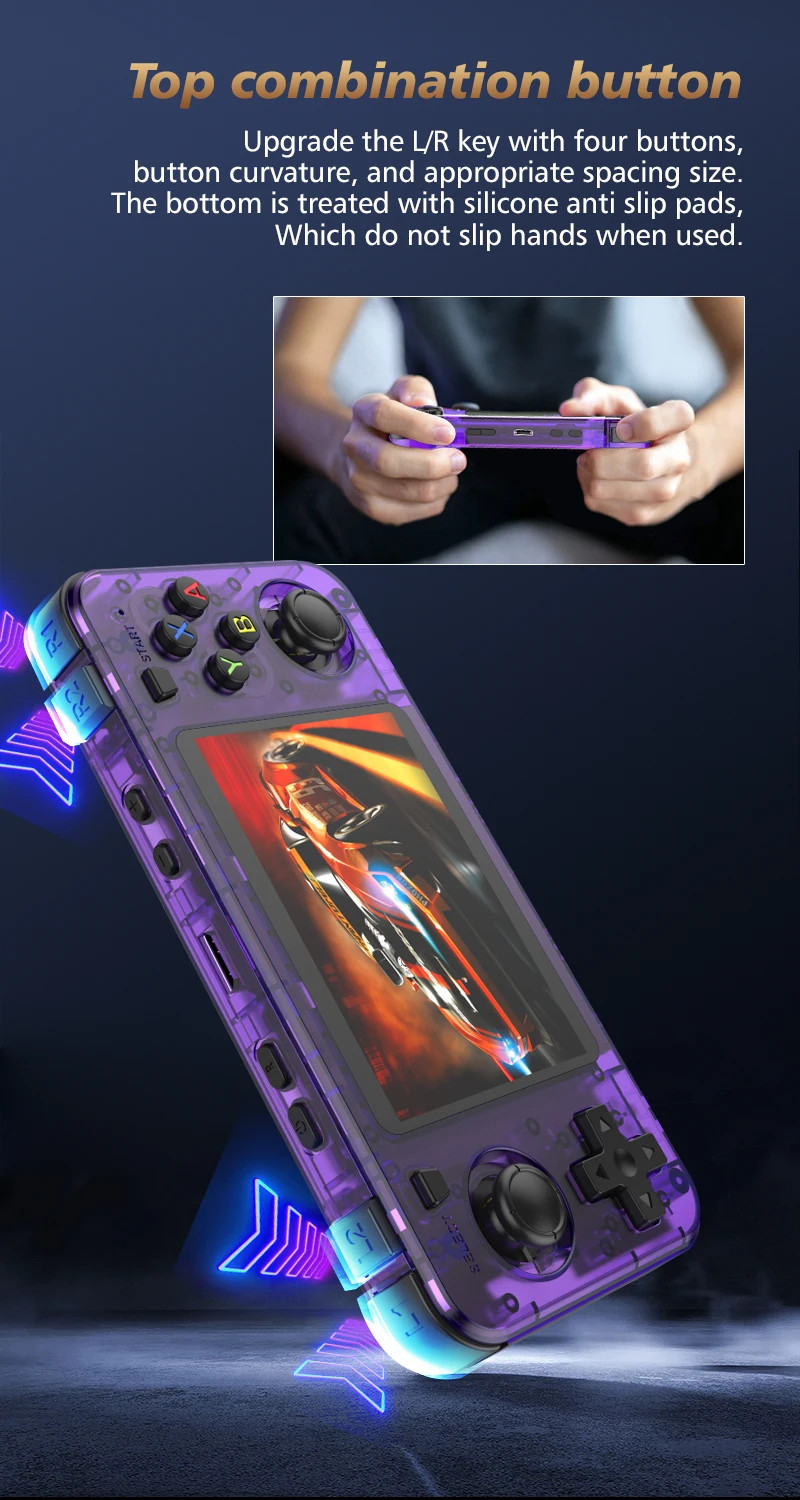 R36H Retro Mini Open Sourse Consola Handheld Game Console R36 Max Pro Max 64/128