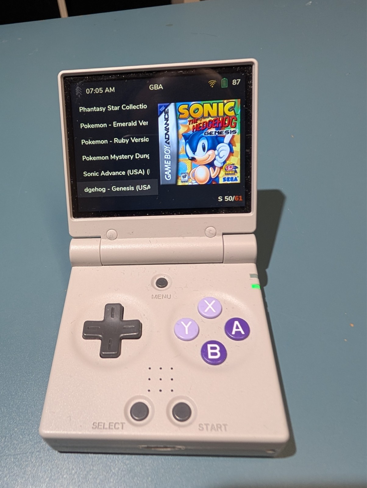 Miyoo Mini Flip Grey 32GB 2.8” IPS Retro Handheld Console WiFi Net Mint