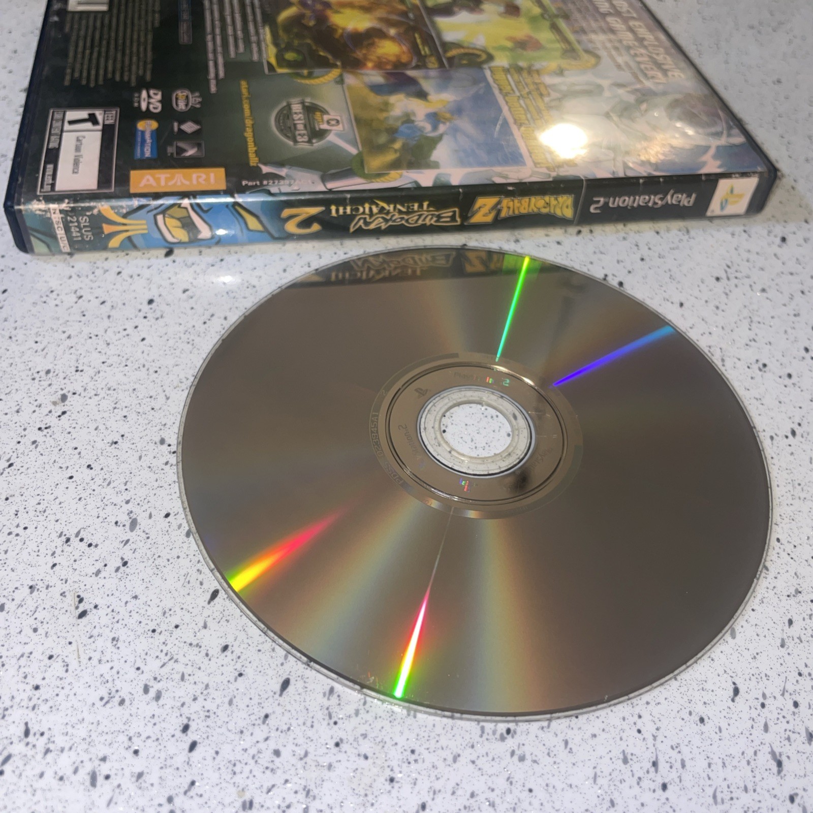 Dragon Ball Z: Budokai Tenkaichi 2 (Sony PlayStation 2, 2006) No Manual
