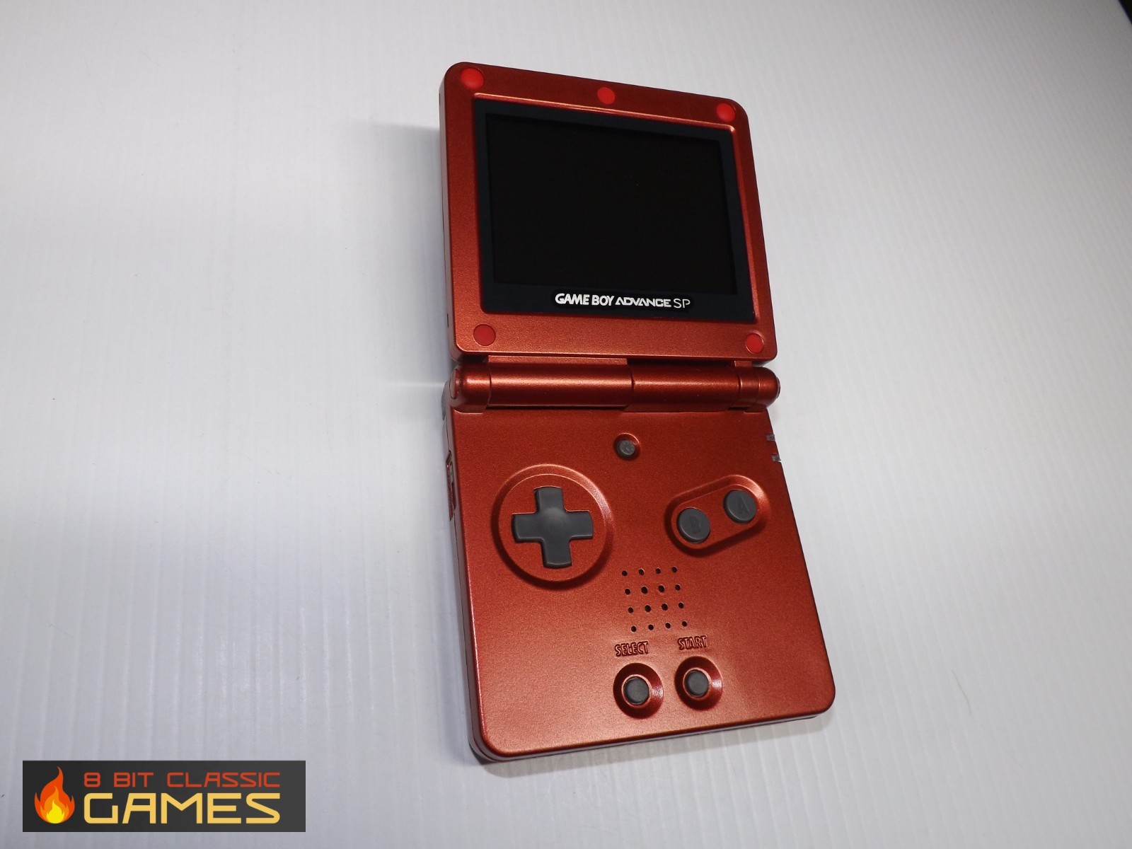 RESHELLED! NEW BATTERY! Red Nintendo Gameboy Advance SP 101 System – 511a