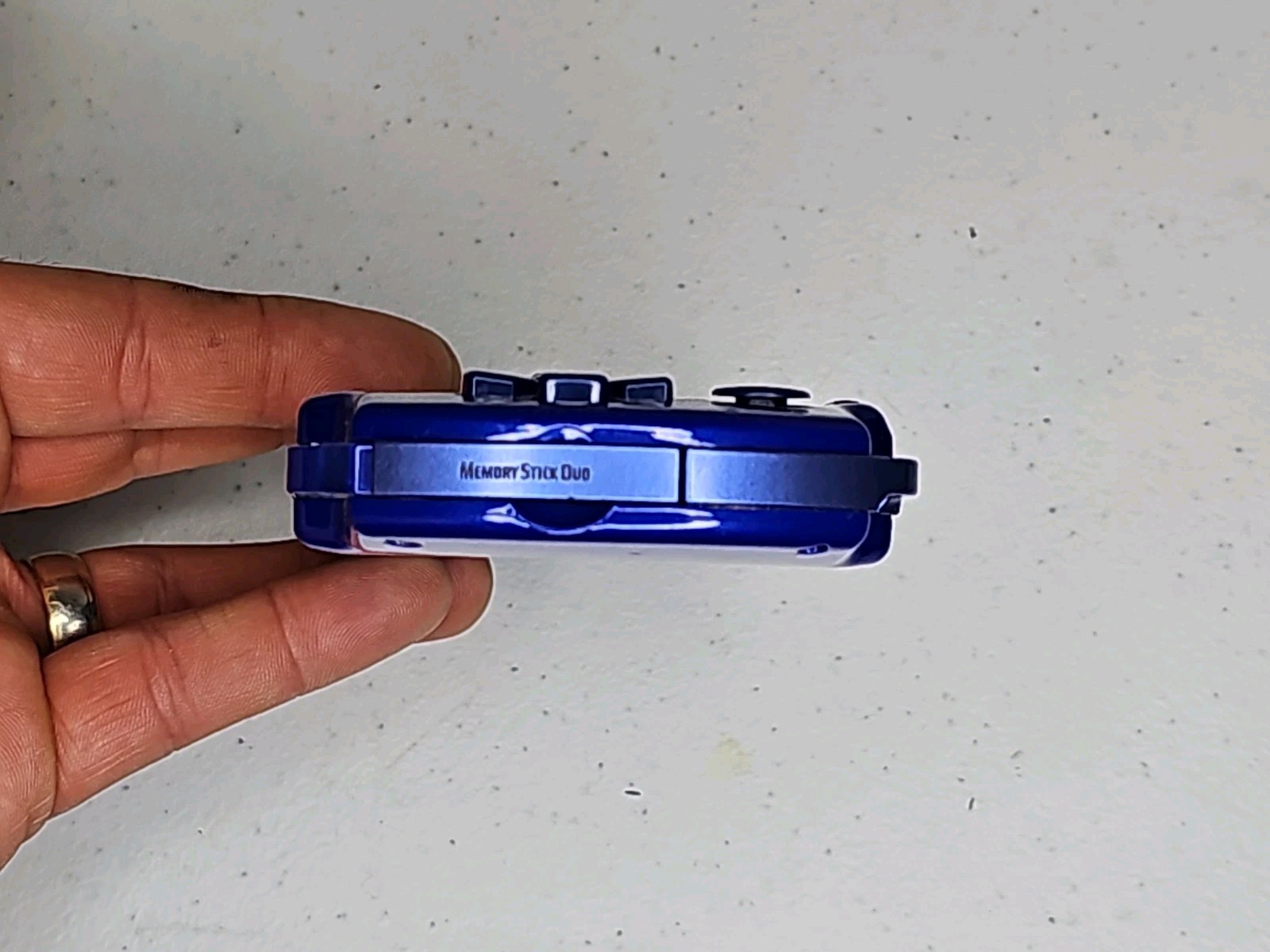 PSP-2001 Blue Playstation Portable Console FOR PARTS