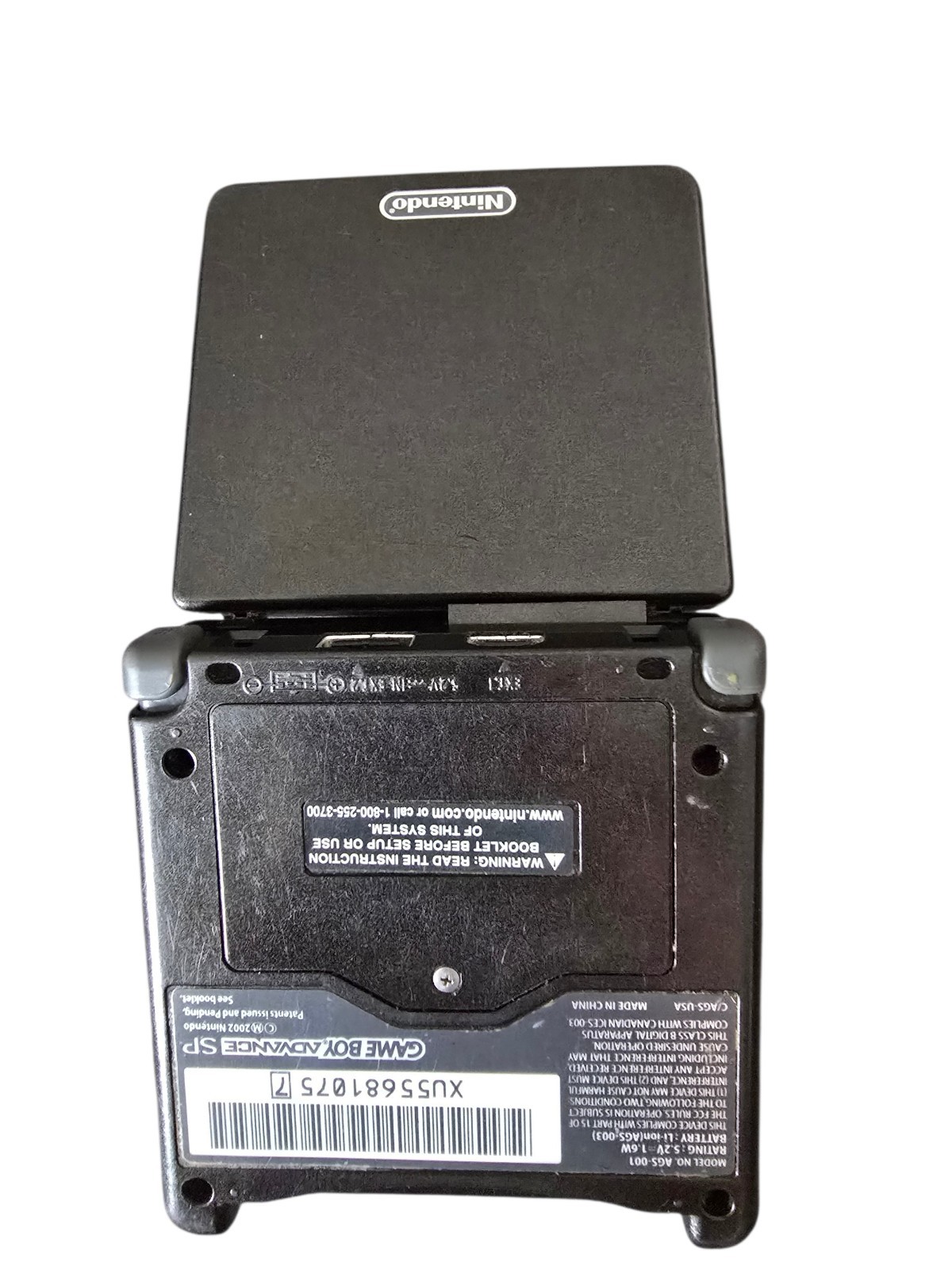 Bundle – Nintendo Gameboy Advance GBA SP Handheld System Console Black AGS-001