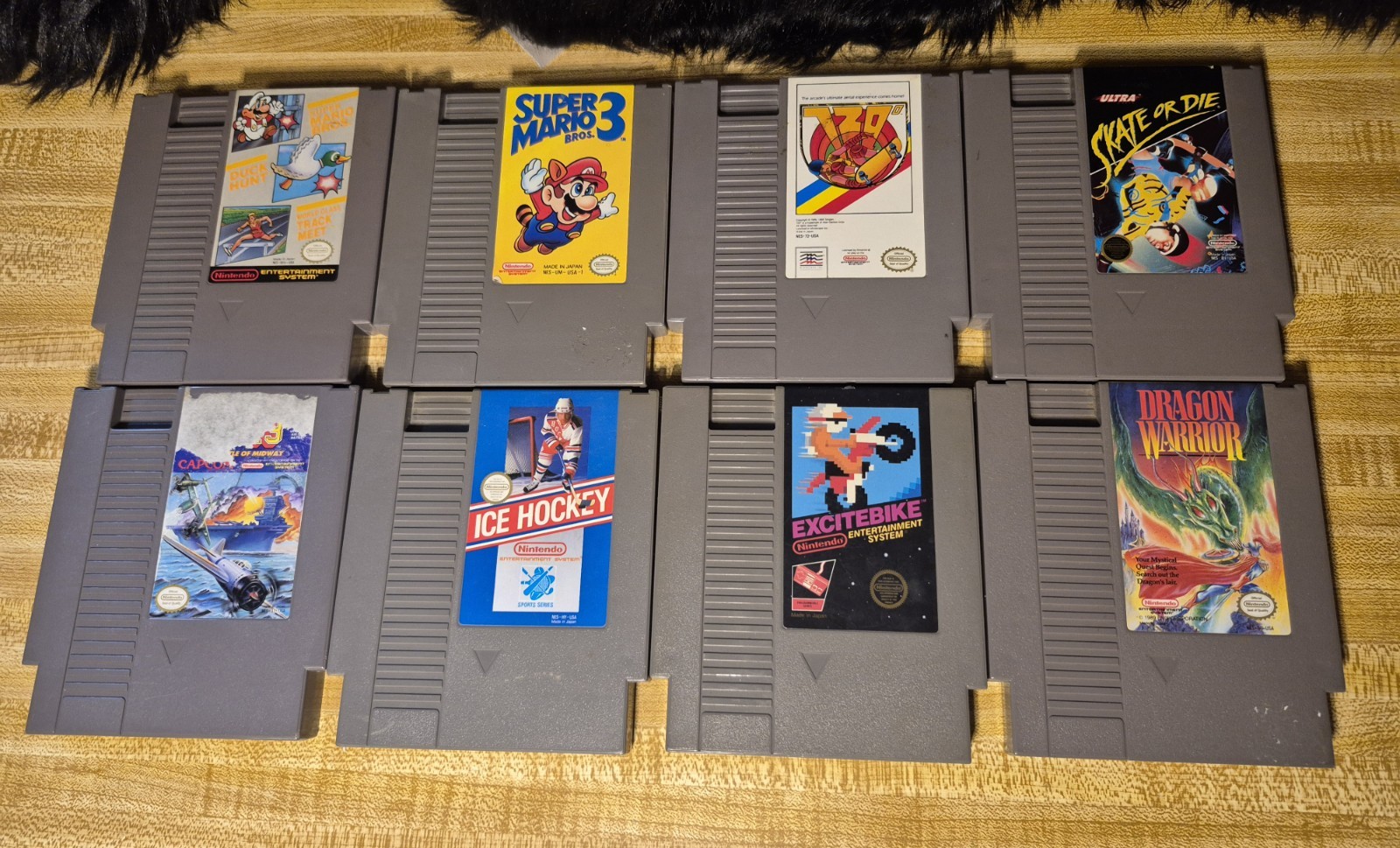 Original Nintendo NES Entertainment System Console Game 8 Games 2 Controllers!