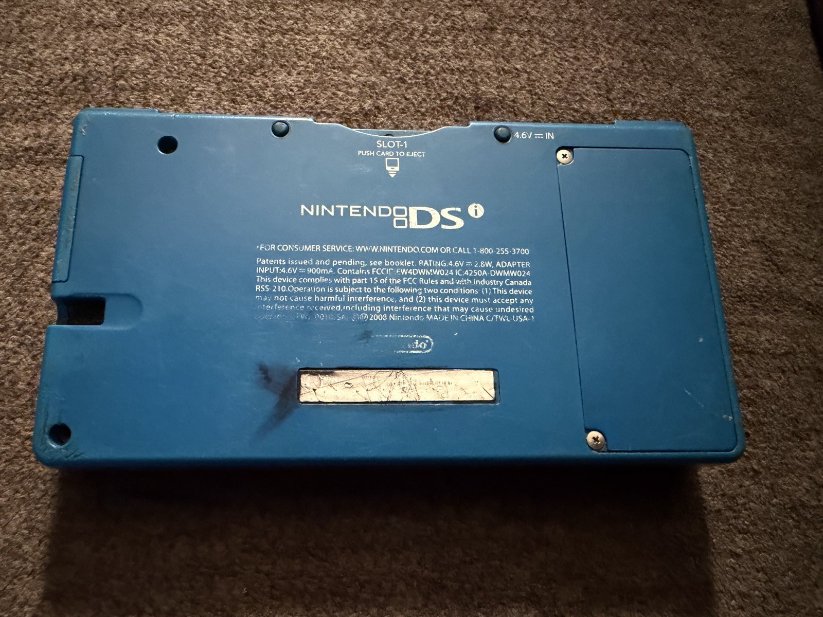 Nintendo DSi Game System – Matte Blue For Repair