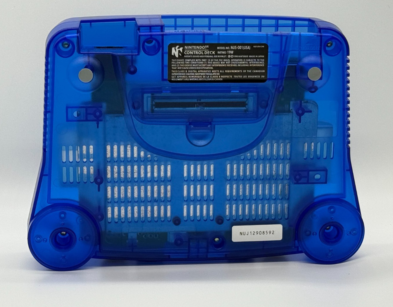 NEW Nintendo 64 N64 Limited Clear Dark Blue Custom Multi-Color LED Rare