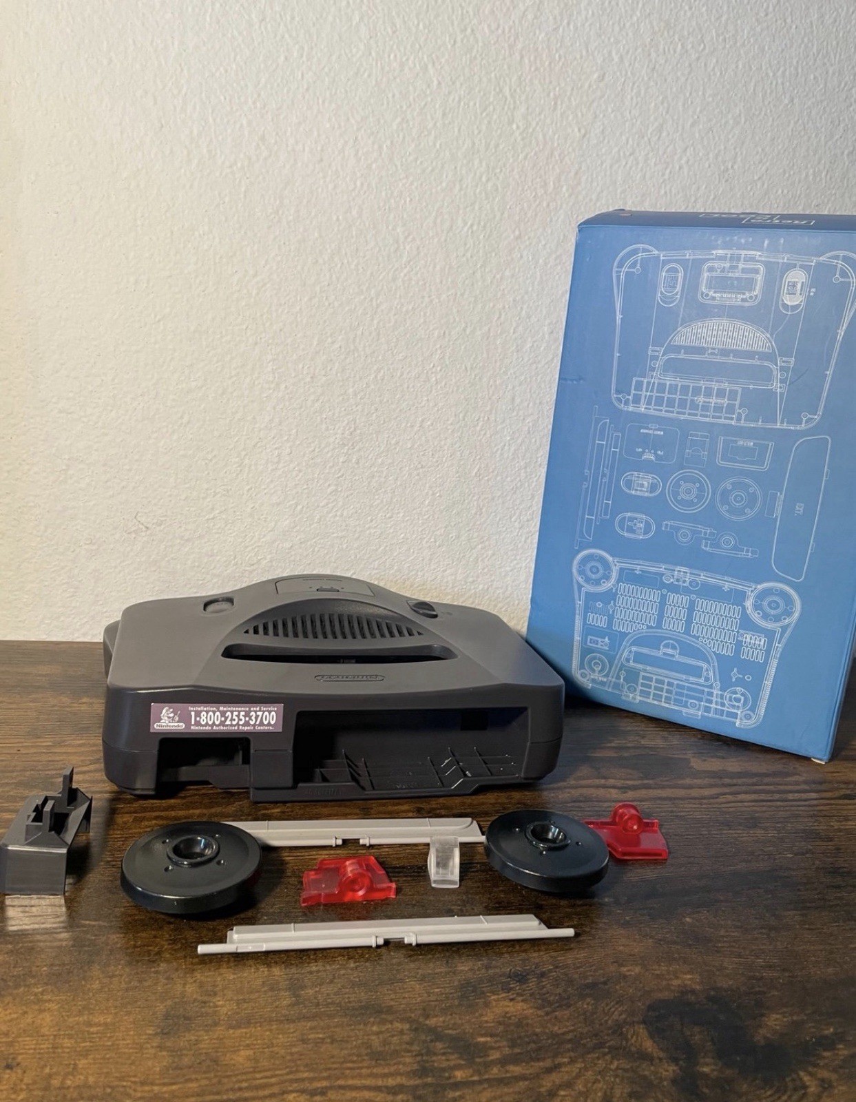 Nintendo 64 NUS-001(USA) Gray Console NTSC-U/C w/ Expansion Pak Composite SHELL