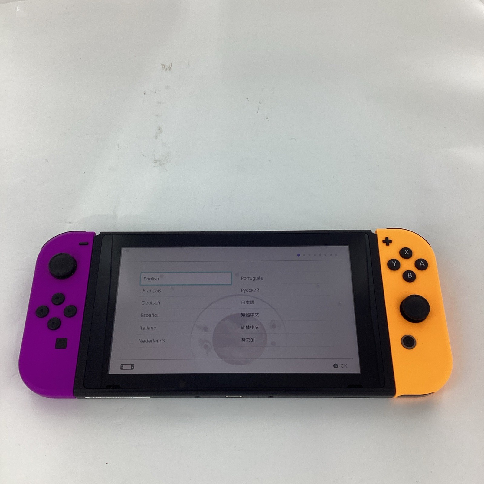 Nintendo Switch 32GB Handheld Console – Purple/Orange – #20681