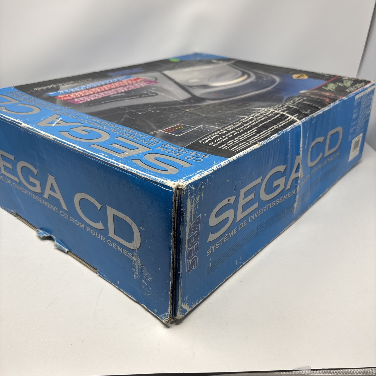 EMPTY BOX Sega CD Console System Original Box Only w/ Manual – NO CONSOLE