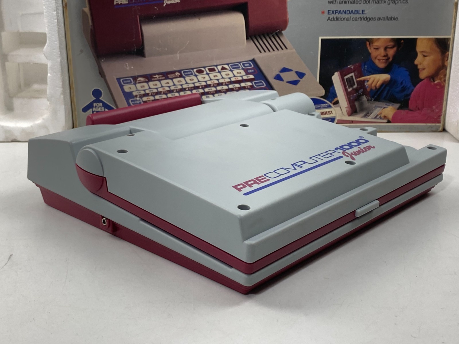 Vintage VTECH Pre Computer Junior 1000 Learning Educational Game 1990 NEW