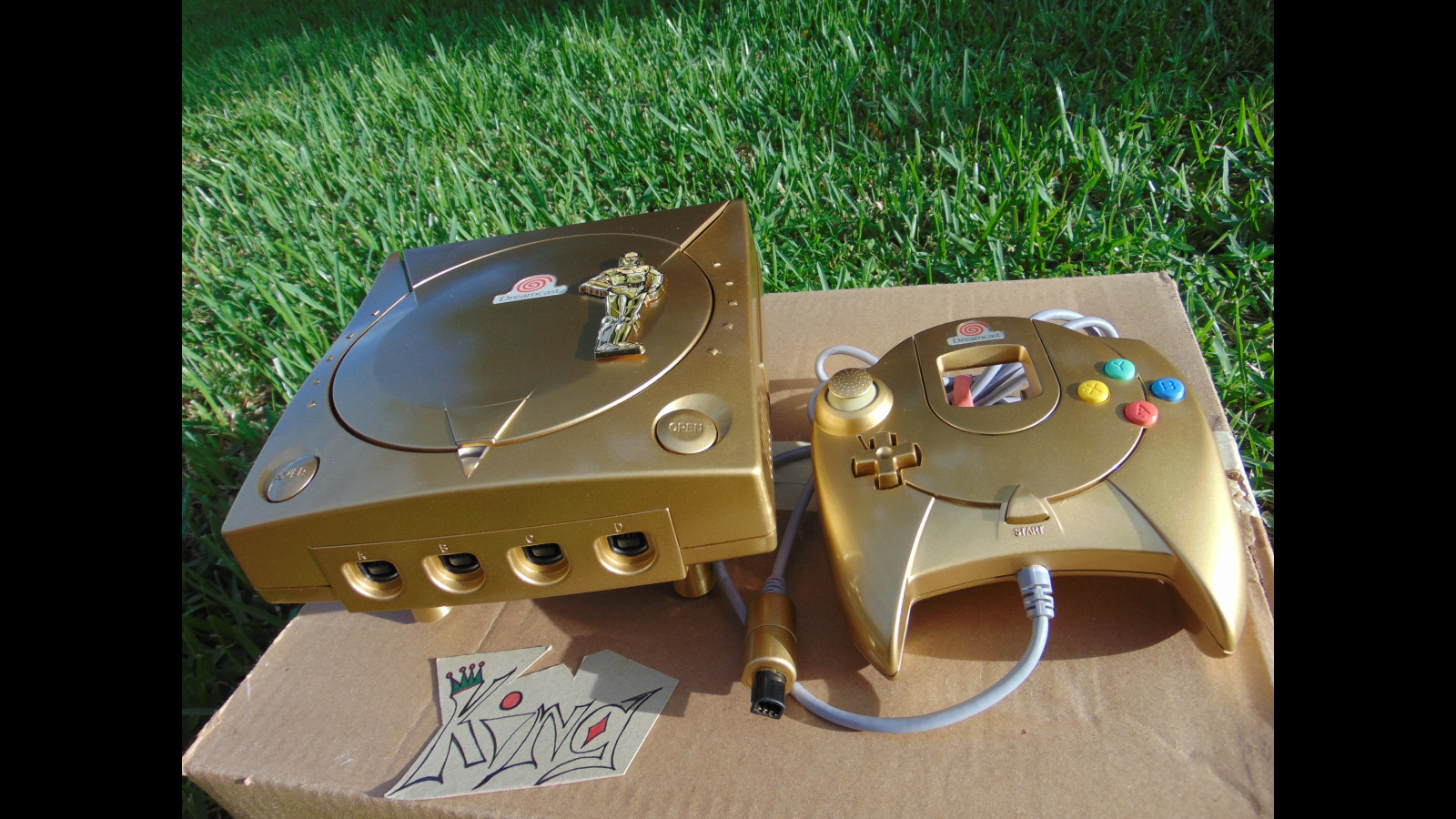 💙 SEGA Dreamcast HKT-3020 Home Console 🌟 Star Wars C-3PO 💙 Edition🌟💙 GOLD