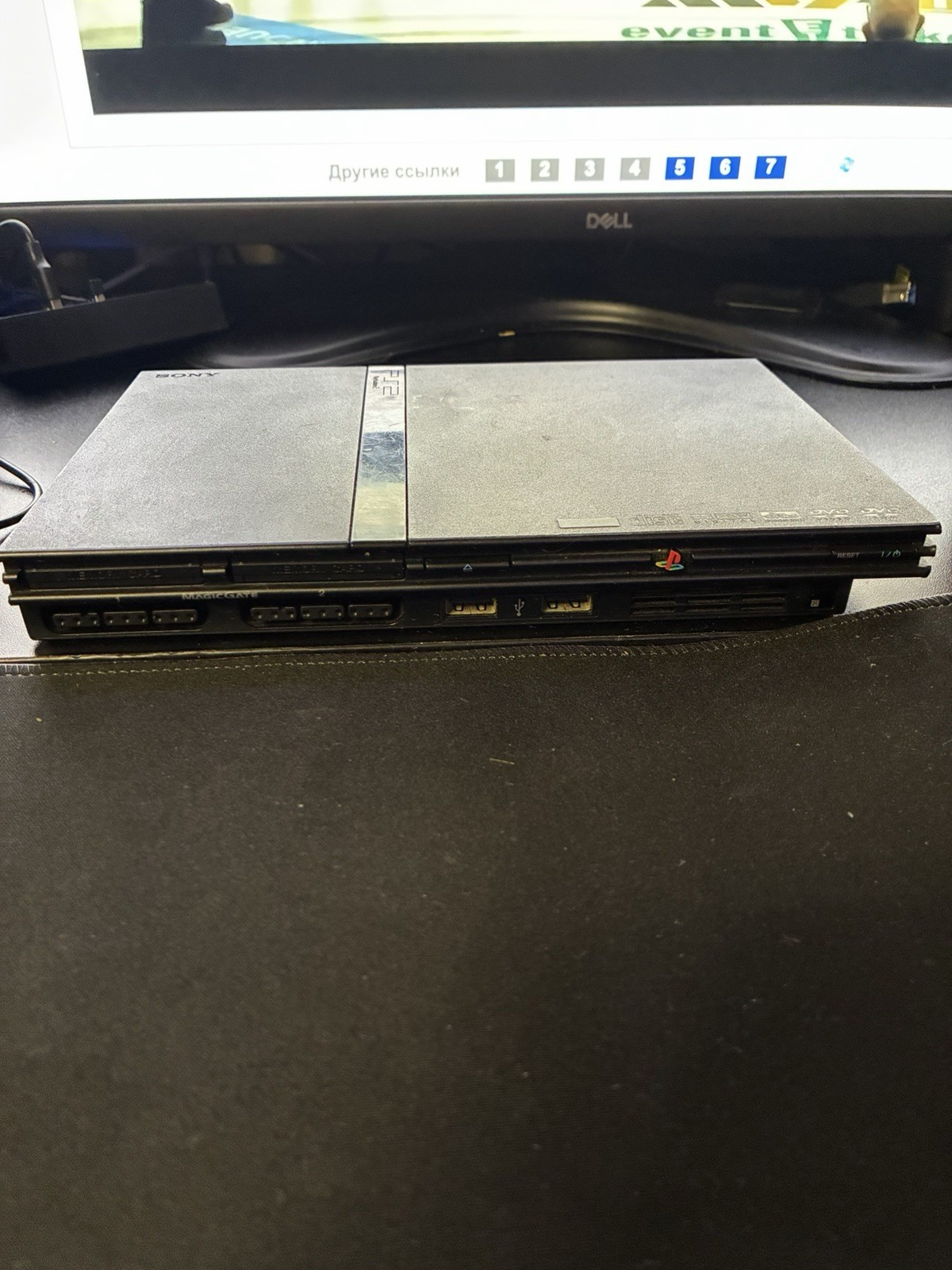 Sony PlayStation 2 Slim PS2 Console SCPH-70012 NTSC-U/C Black DVD Playback