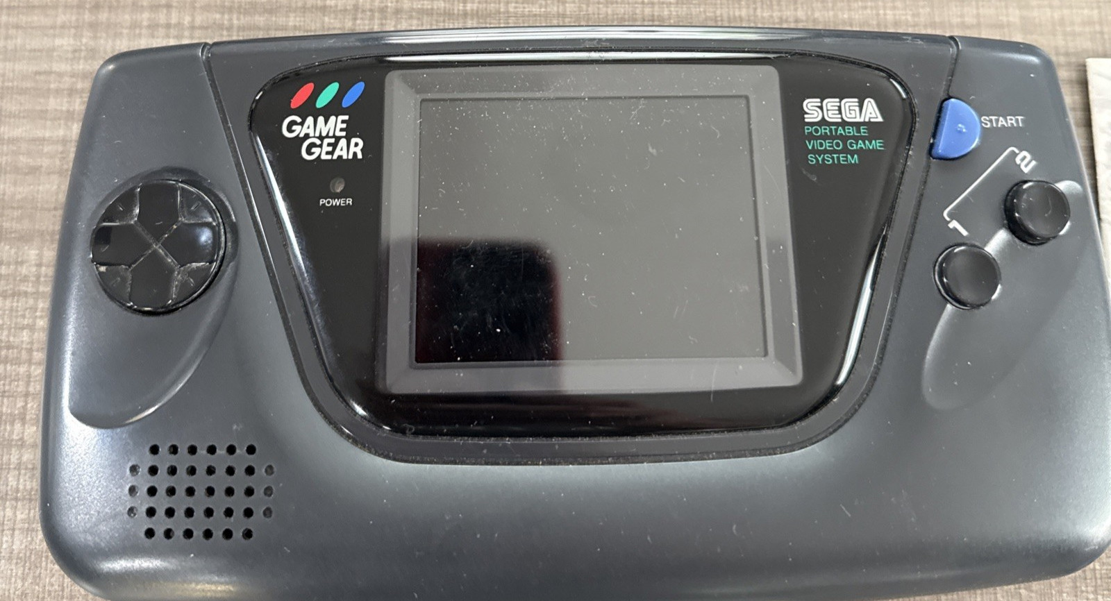 Sega Game Gear Console Bundle w/11 Games,Case, Cords For Parts/Repair No Returns