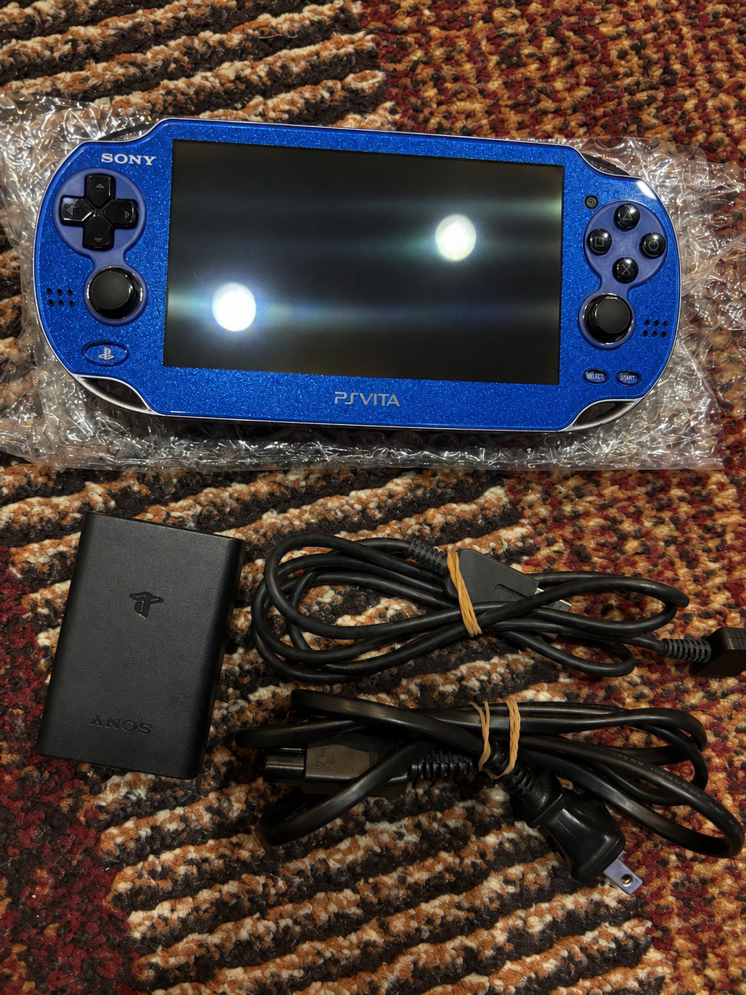 Excellent SONY PS Vita PCH-1000 Console Sapphire Blue