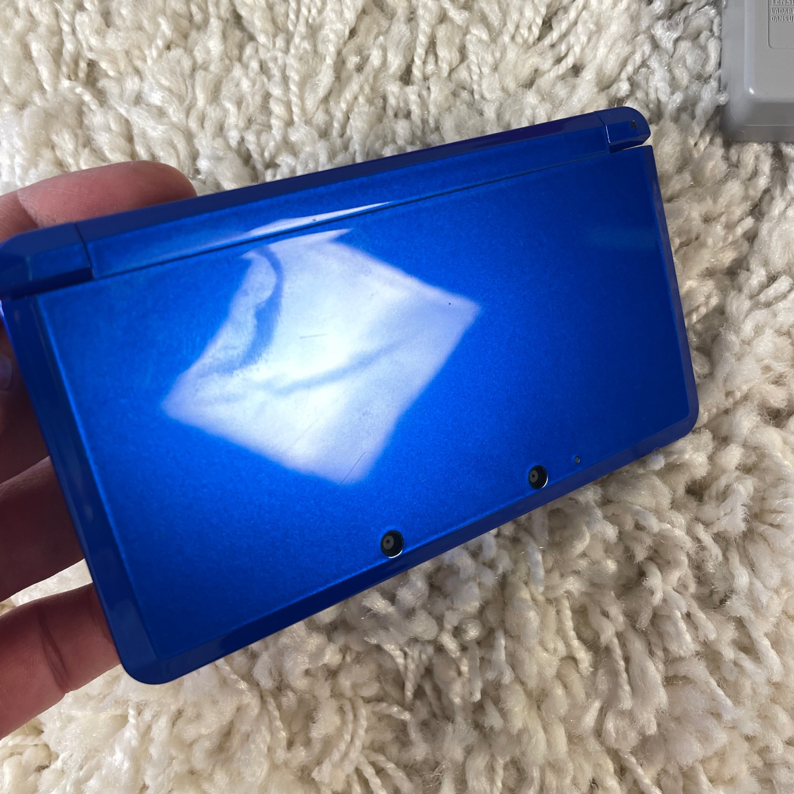 Nintendo 3DS Cobalt Blue Luigi Edition Handheld Handheld Console CTR-001 Tested