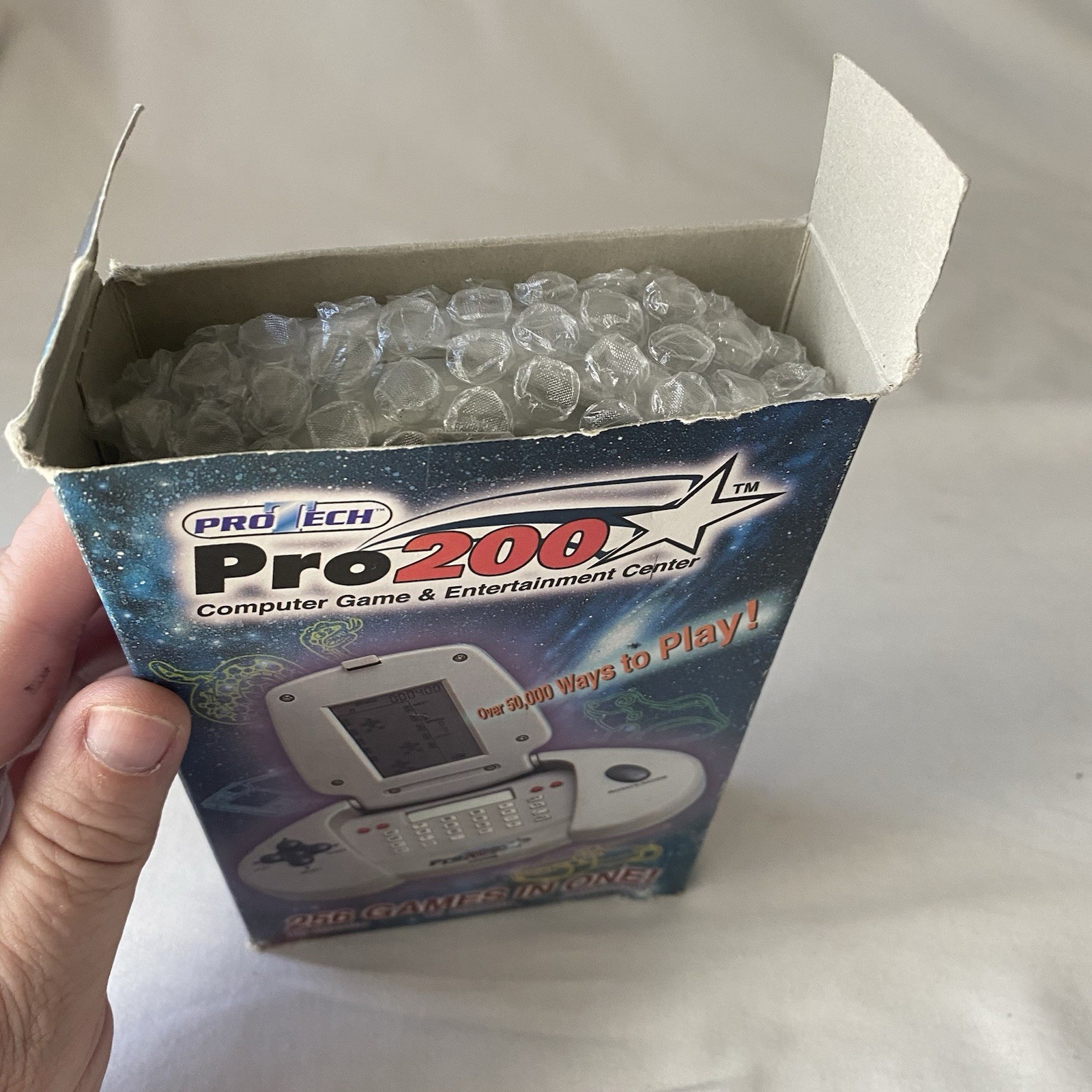 VTG Game Pro-Tech Pro 200 Gaming System Tested 1998 Hand Held Toy READ