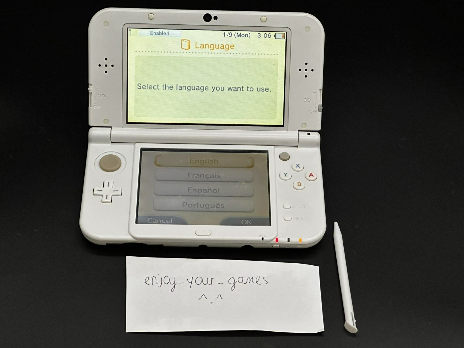 Nintendo New 3DS XL LL | English | Charger | Stylus | USA Seller – Ship in 1-DAY