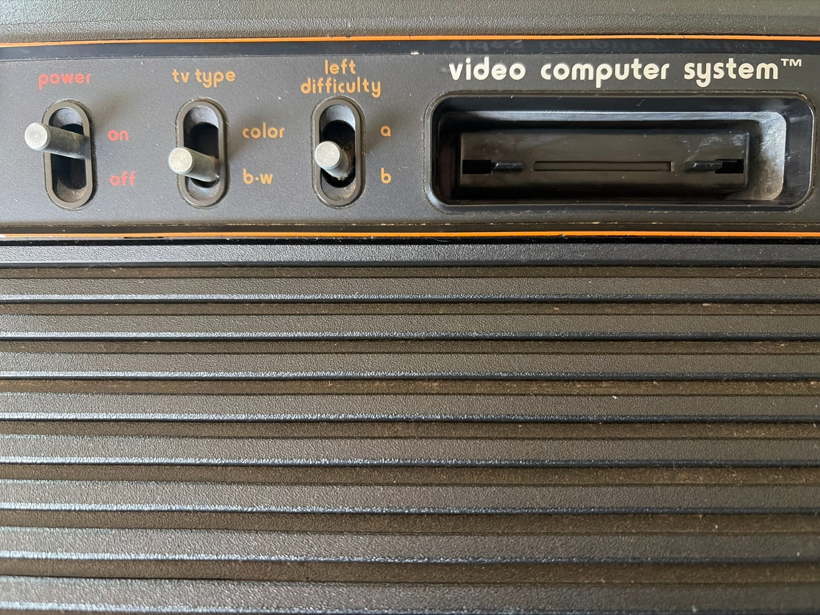 Atari CX-2600 Video Game Console 2 Joysticks RF Coax Connector 16 Games UNTESTED